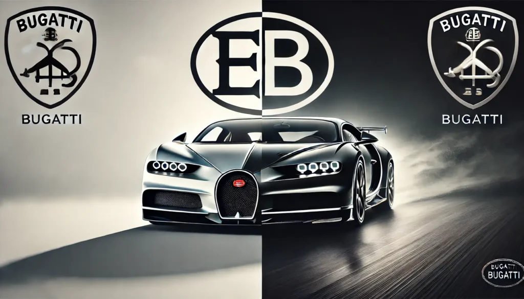 Fransız araba markaları Bugatti logo