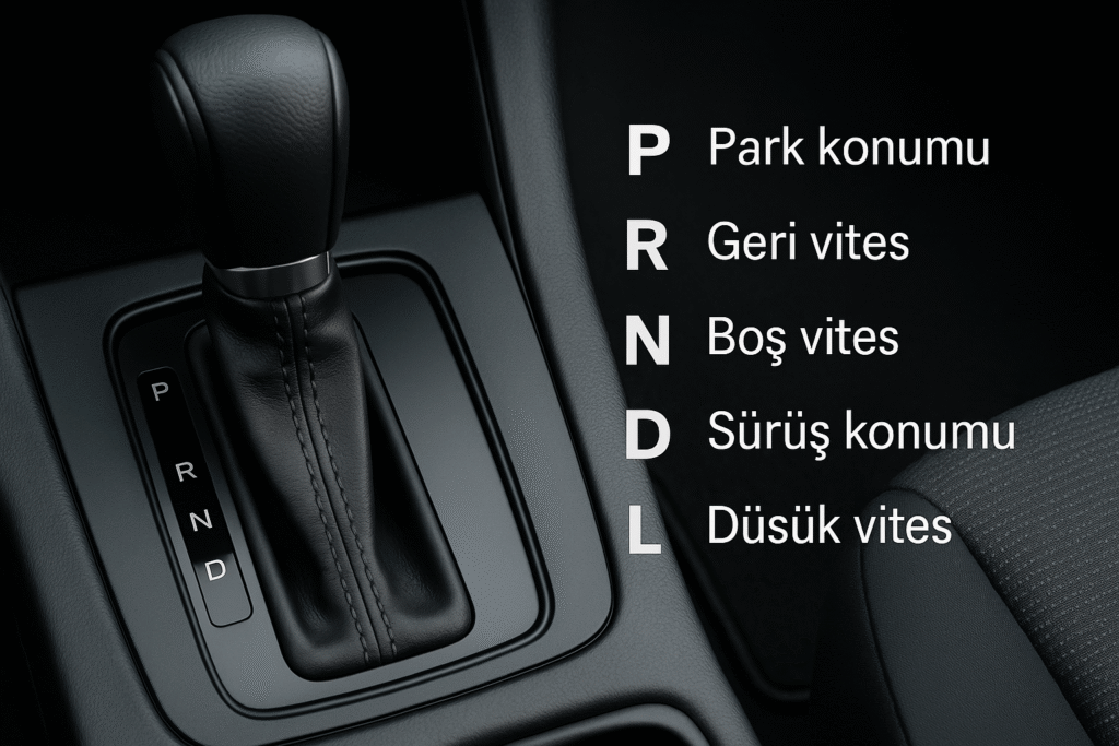 Otomatik Vites Araba Nasıl Kullanılır Vites Üzerindeki Yazılar