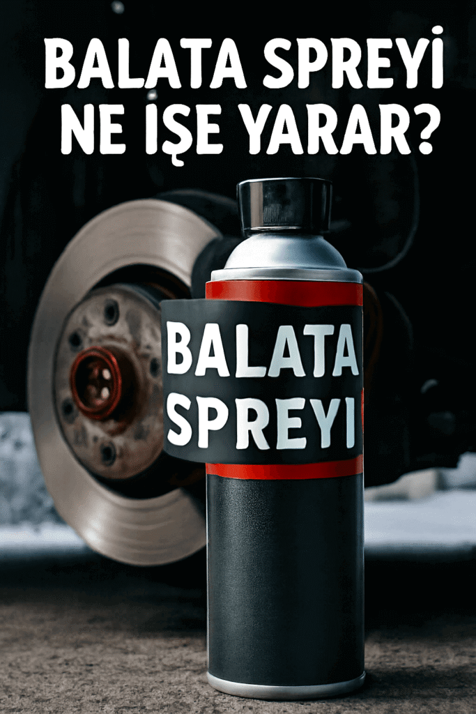 Balata Spreyi Ne İşe Yaramaktadır